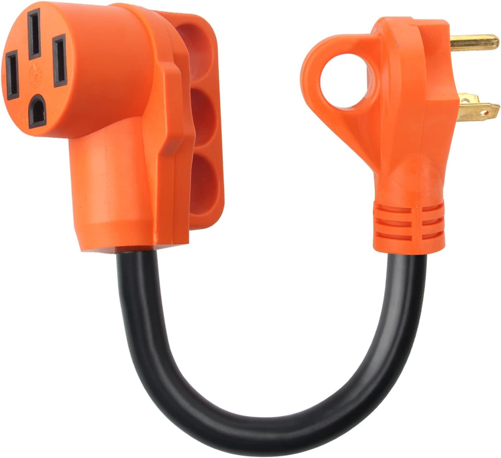 30 Amp Male to 50 Amp Female RV Adapter Cord 12inch N5665