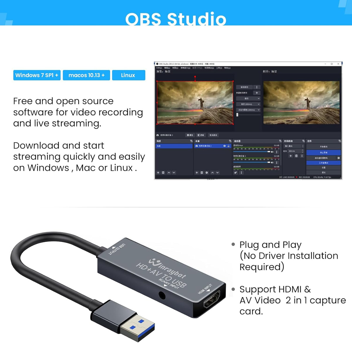 USB Video Capture Card T5049