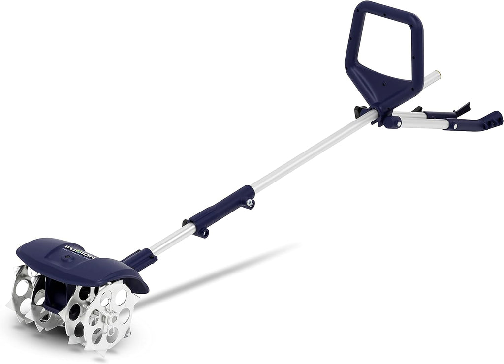 Drill-Powered Cultivator, Adjustable Tilling Width Up To 8”, Tilling Depth Up To 5.5”, Compatible With Most Cordless Drills K570