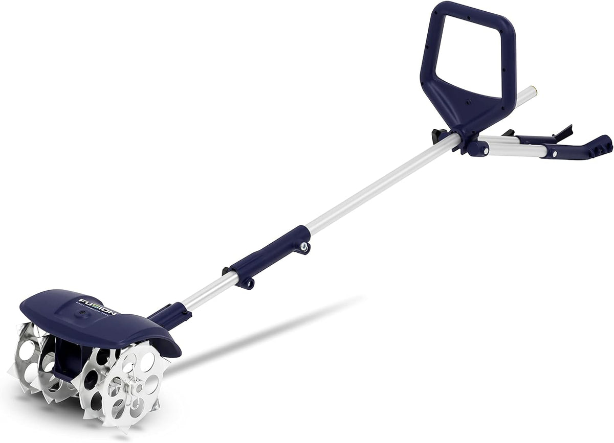 Drill-Powered Cultivator, Adjustable Tilling Width Up To 8”, Tilling Depth Up To 5.5”, Compatible With Most Cordless Drills K570
