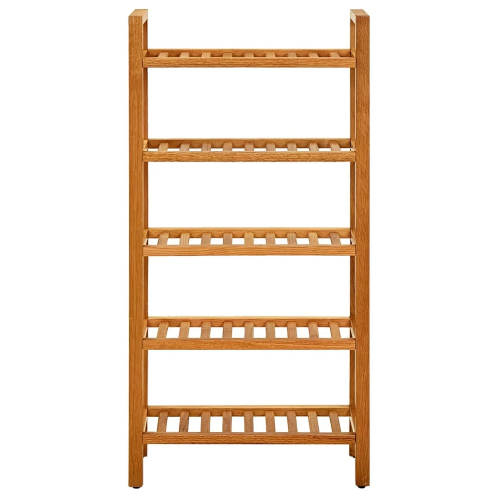 5-Tier Wooden Shoe Rack with Storage Shelves S58817