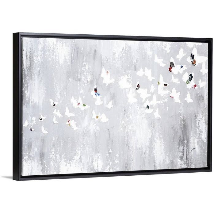 Black Float Frame Canvas Art M356235