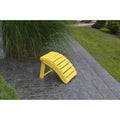 Recycled Plastic Folding Ottoman, Lemon Yellow E63244