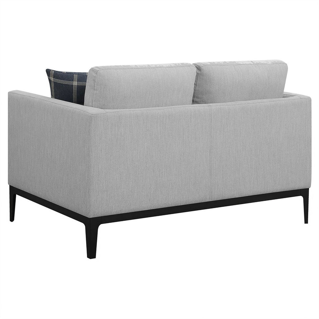 2-piece Fabric Living Room Set in Light Gray L294985