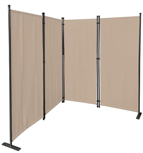 Black 3-Panel Folding Room Divider W1701