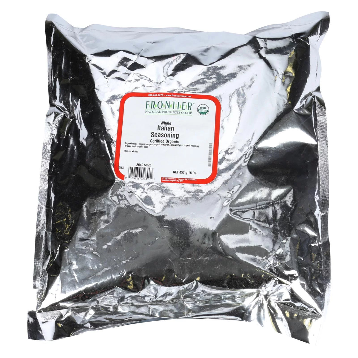 Organic Italian Seasoning 1LB D436