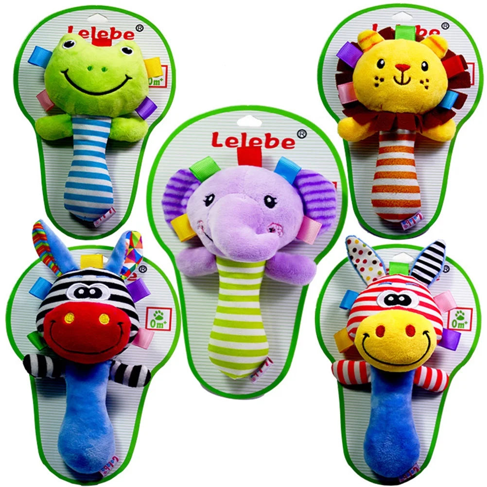 Giraffe Plush Rattle Toy for Infant M5720