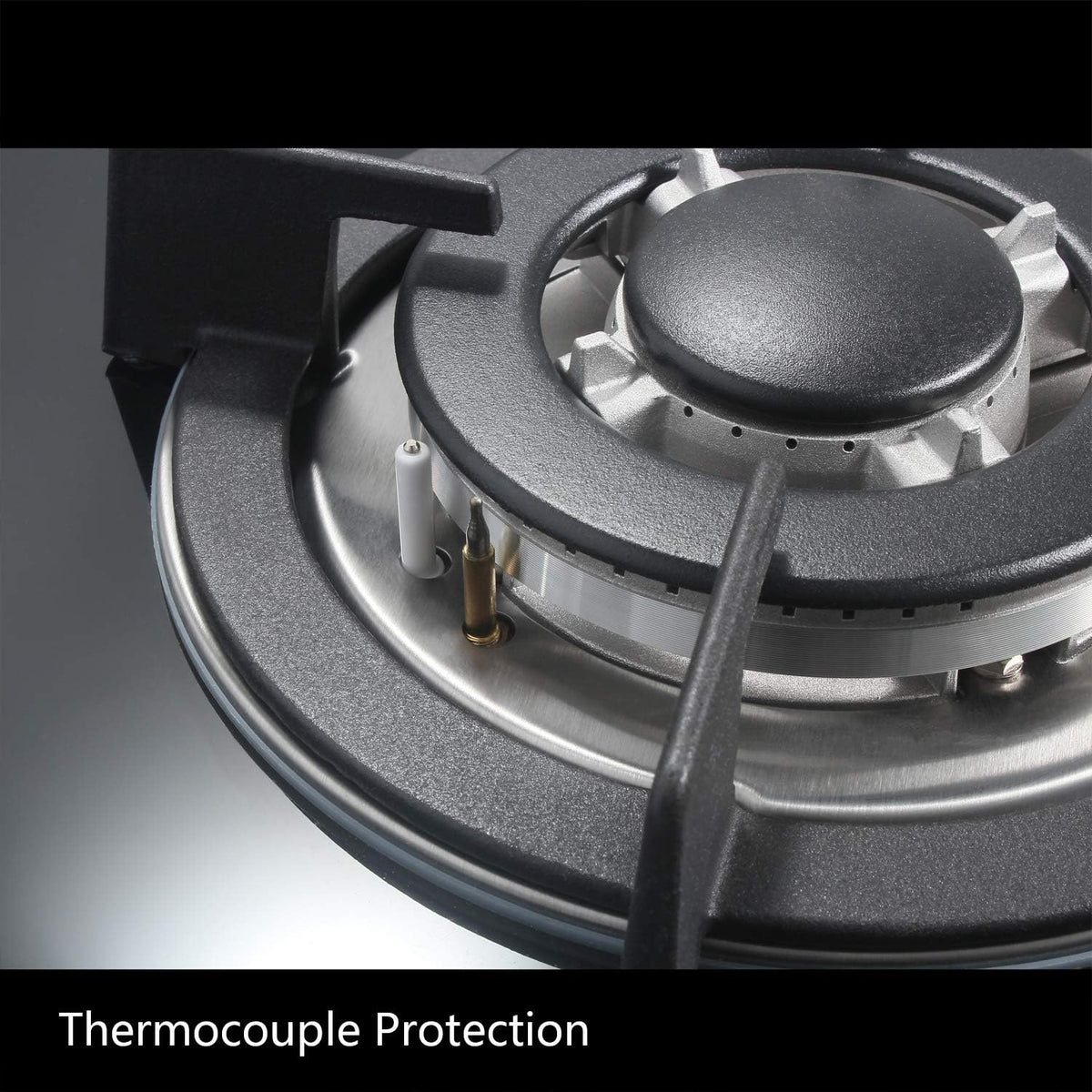 4 Burners Gas Cooktop Tempered Glass Built in Gas Stove T79460