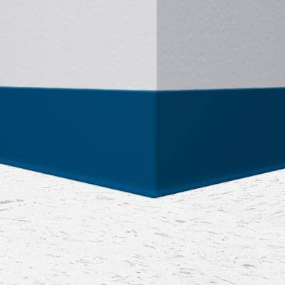 Blue Rubber Cove Molding 4x22 x 120& Roll F515