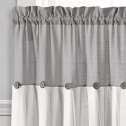 Dark Linen Tier Curtain Set, Pair, 29" W x 36" L L567