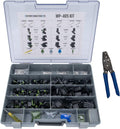 405 Piece Sealed Weatherproof Automotive Electrical Connector Kit with Crimp Tool H142013