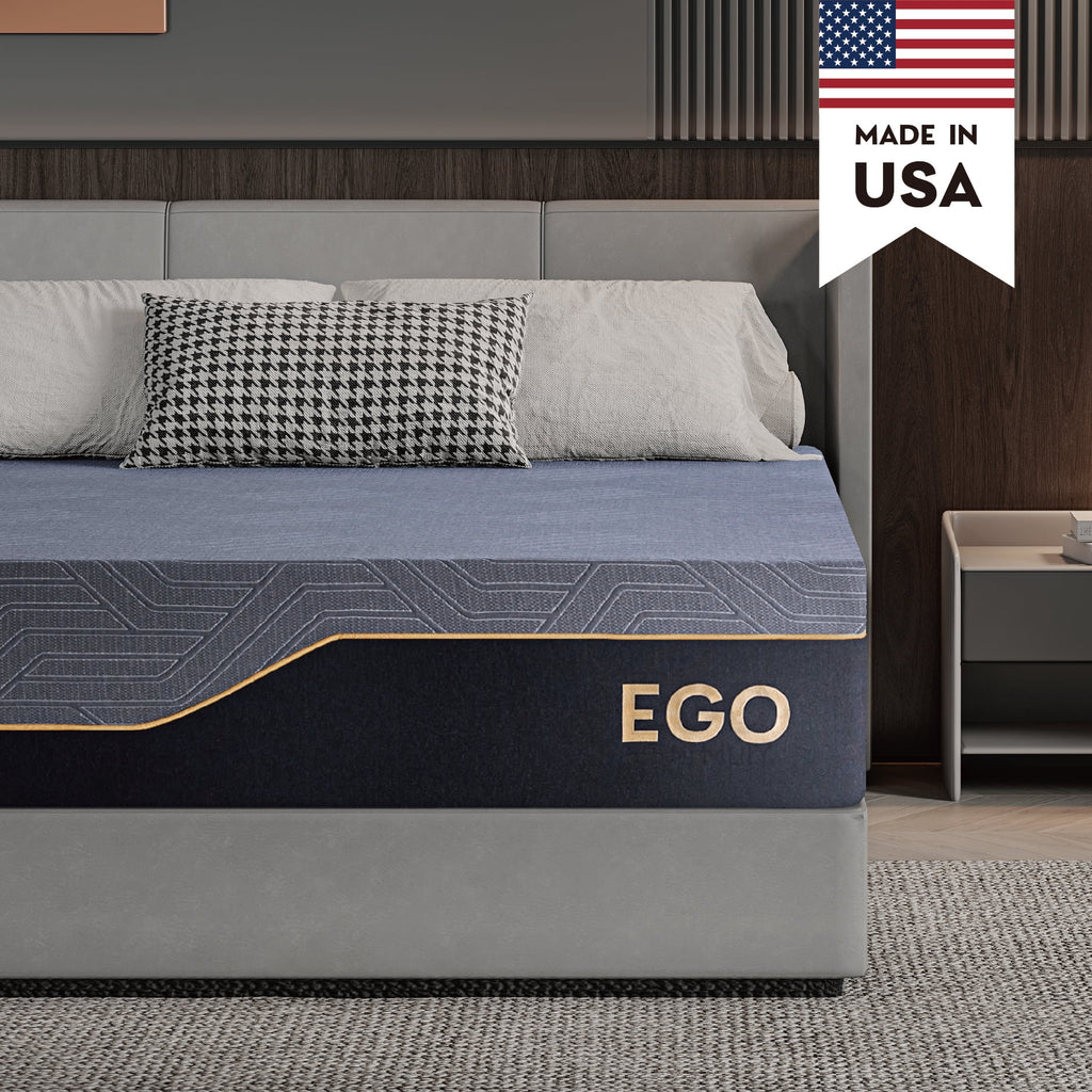 Black 14 inch Queen Memory Foam Mattress V45683