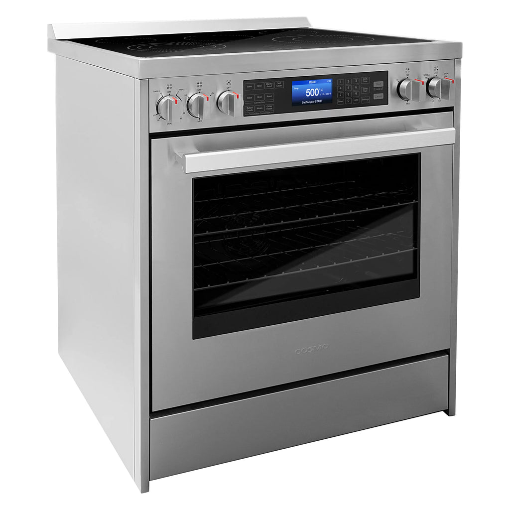 Stainless Steel Electric Range with Convection Oven A80926