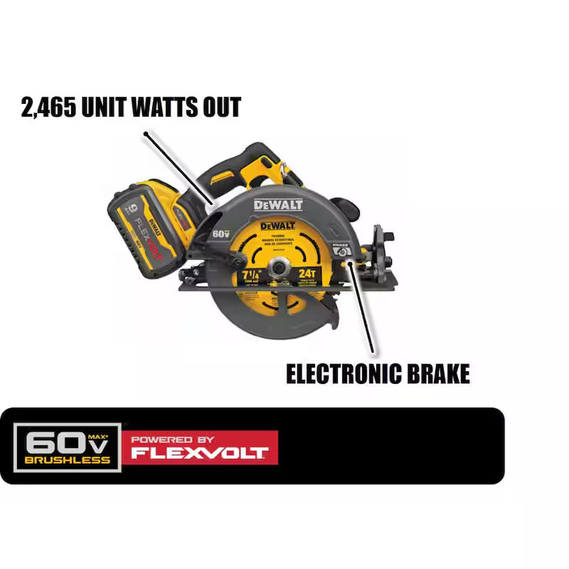 60V MAX Cordless Brushless 7-1/4 in. Circular Saw with Brake F731873