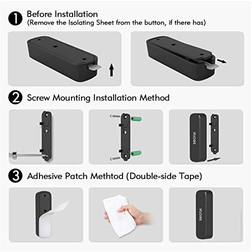 Door Chime with 500ft Operating Range 52 Chime Adjustable Volume Mute Mode LED Indicators G8281