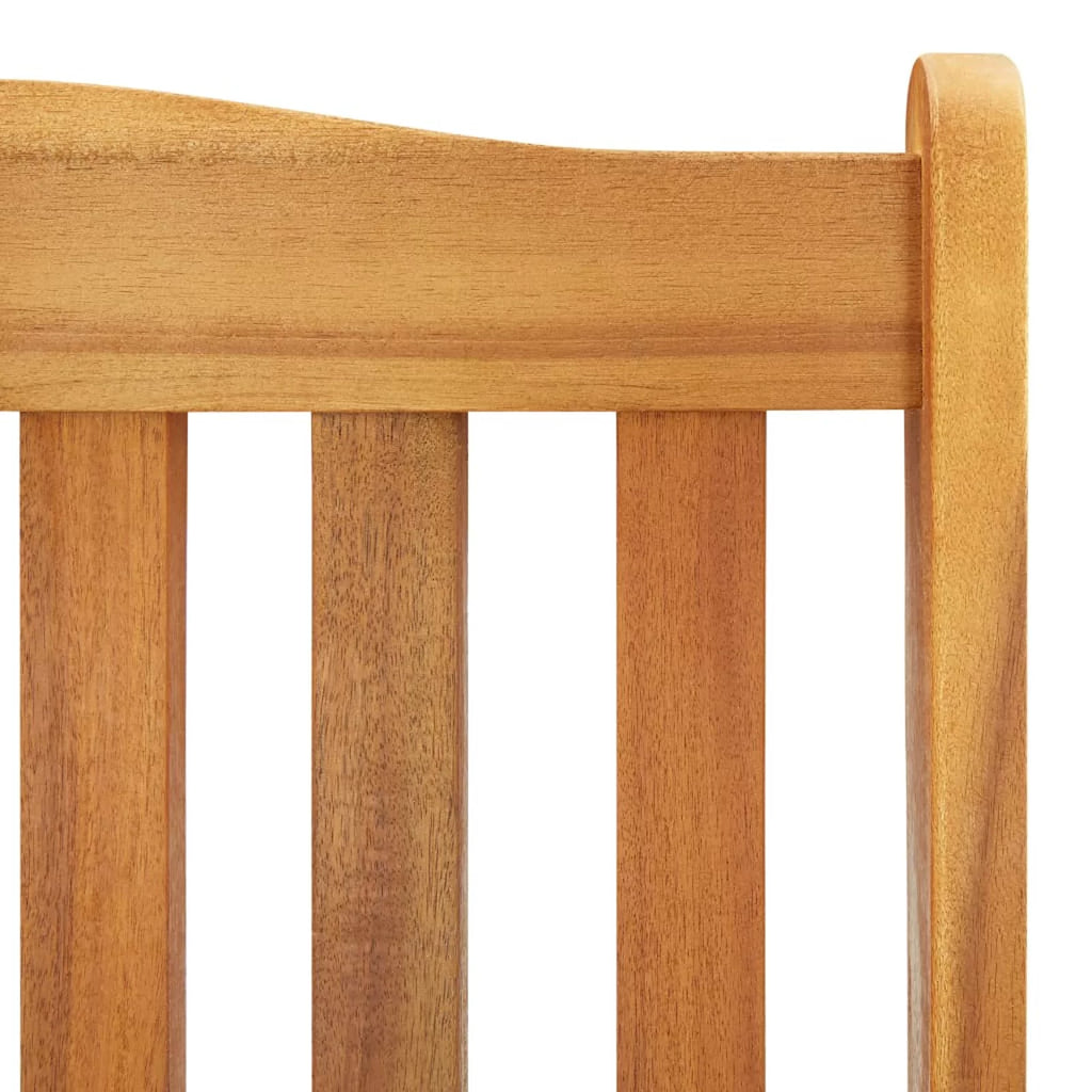 Green Cushioned Acacia Wood Rocking Chair J28783