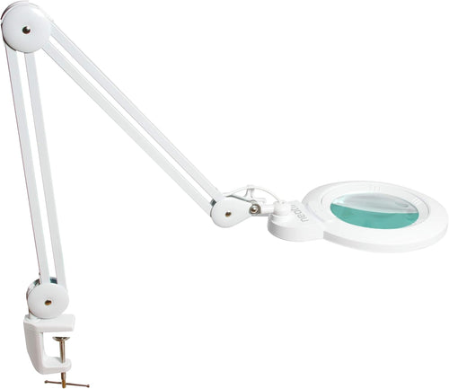 1,200 Lumens Super LED Magnifying Lamp with Clamp, 6 Inches Wide Lens, Black U939