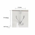 2 Hooks Over Door Coat Rack Set of 2 A5242