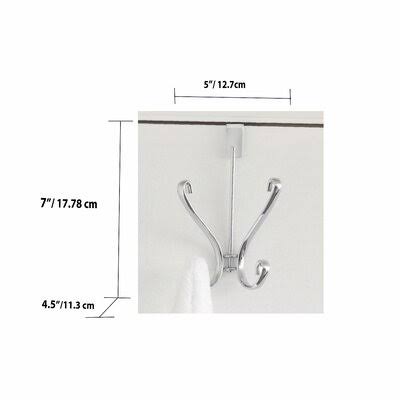 2 Hooks Over Door Coat Rack Set of 2 A5242