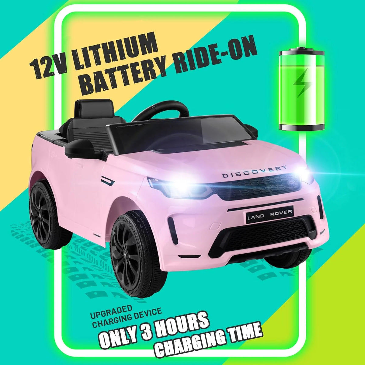 12V Lithium Battery Powered Kids Ride on Car with Parent Control Q30198