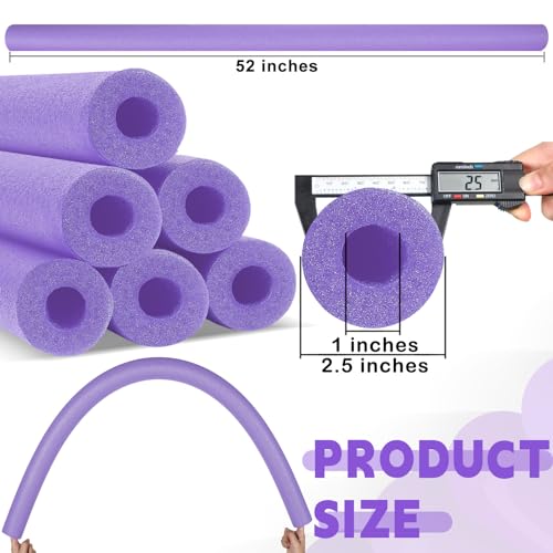 6 Pack Hollow Foam Pool Noodles Z89511