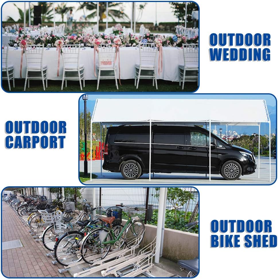 10x20 Canopy Tent Metal Carport K120