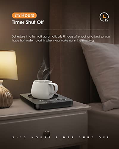 Electric Cup Warmer with Timer and 3-Temperature Settings I4384