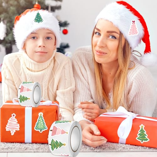 500Pcs Christmas Tree Stickers O254