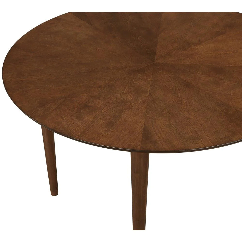 Burnt Orange Velvet 5-Piece Dining Set C51396