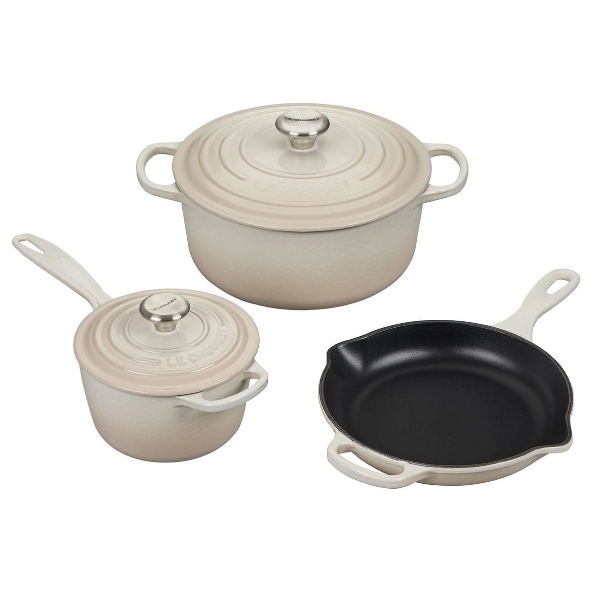 5 Piece Cast Iron Cookware Set (Oyster) V810016