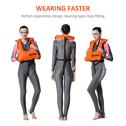 Inflatable Snorkel Vest Adult Snorkeling Jackets Y983342