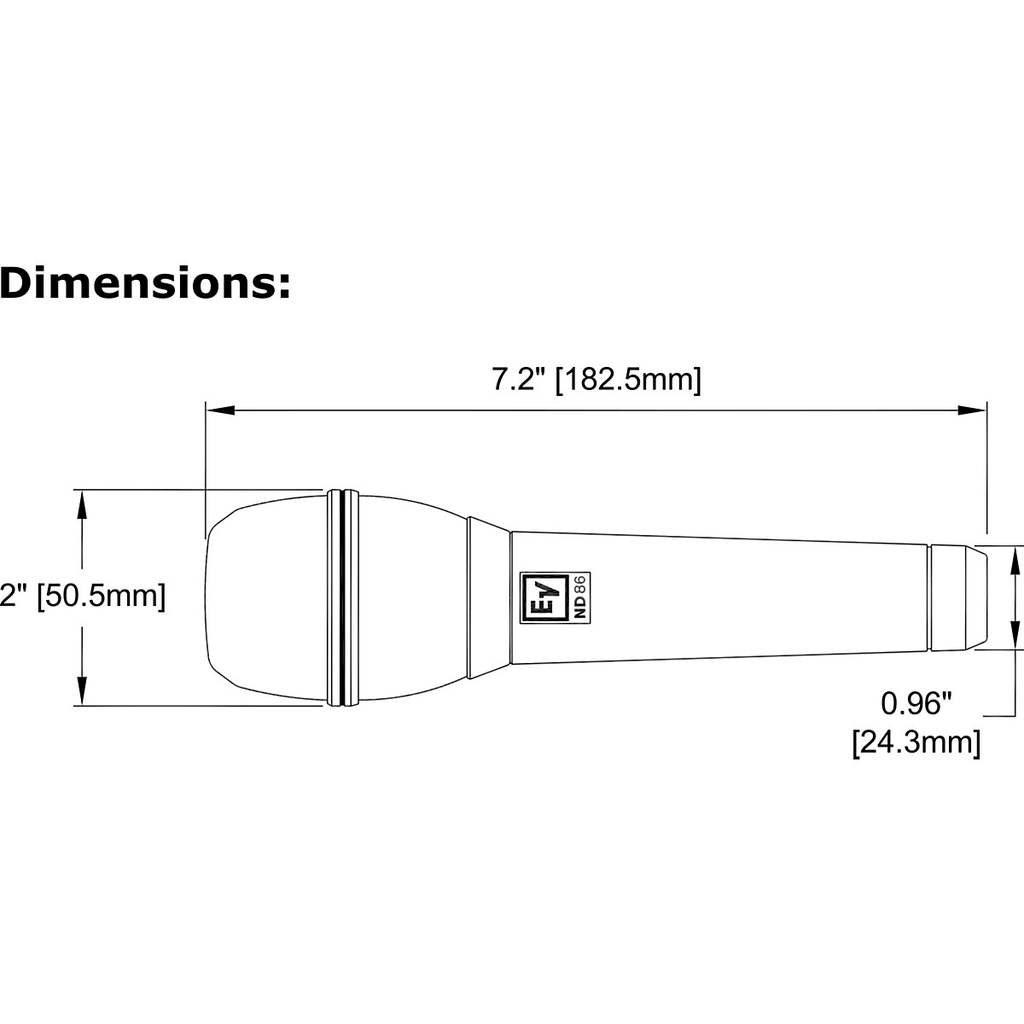 Supercardioid Dynamic Vocal Microphone F9488