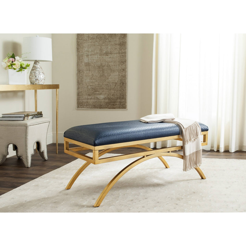 Navy / Gold Arc Bench D64236