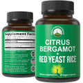 Citrus Bergamot Red Yeast Rice 2-in-1 Supplement Vegan Capsules W58679