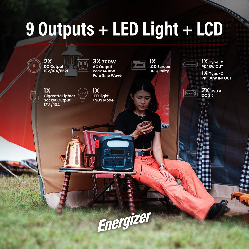 960Wh 300000 mAh Portable Power Station with LiFePO4 Battery G611884