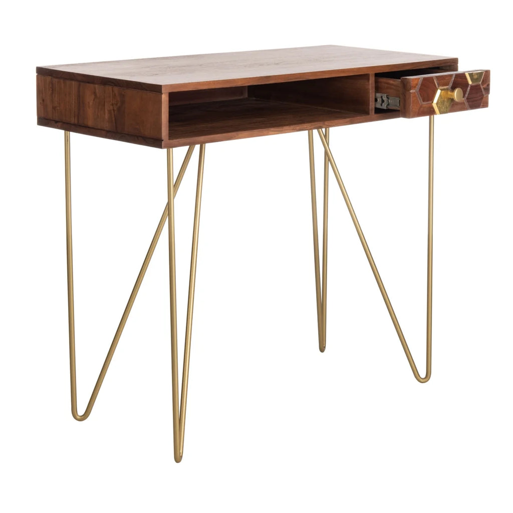 Mid-Century Writing Desk with Drawer U227059