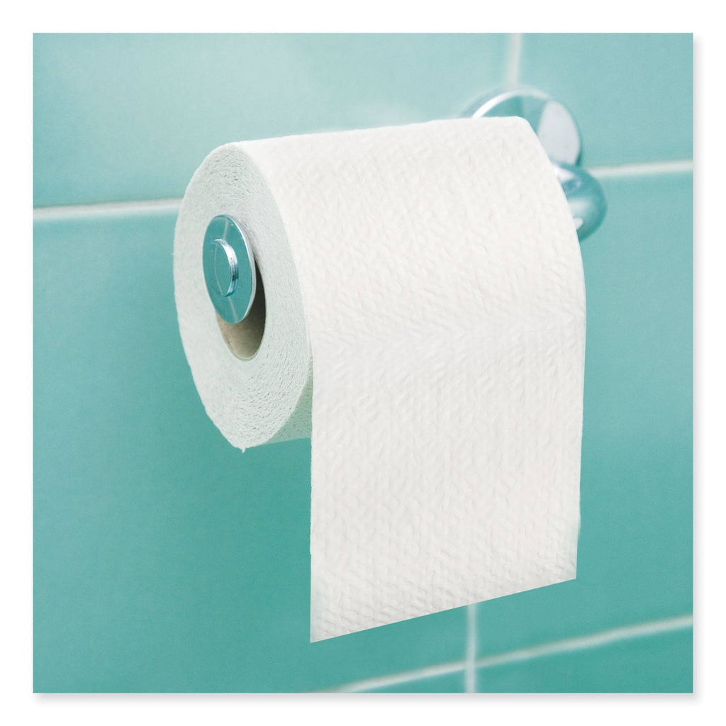 White 1-Ply Bath Tissue, 1000 Sheets/Roll, 96 Rolls/Carton M3353