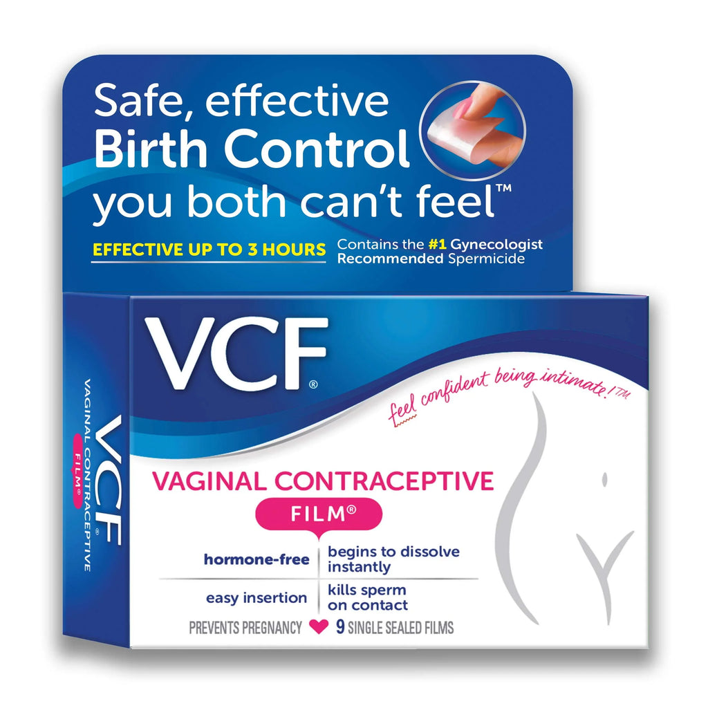 Vaginal Contraceptive Spermicide Film, 9 Ct A645
