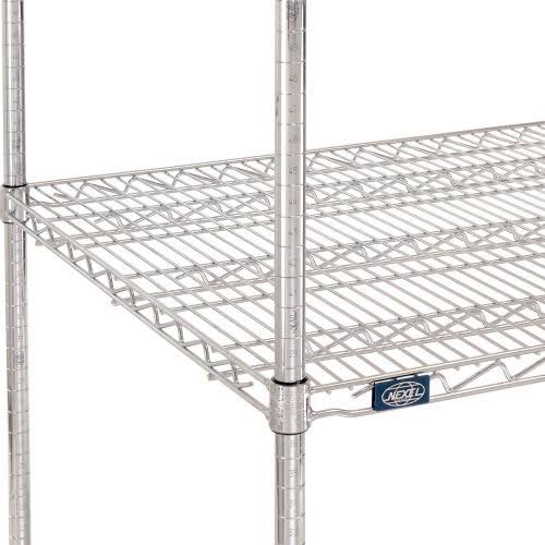 Chrome Wire Shelving Starter 60x22W x 30x22D x 63x22H E32216