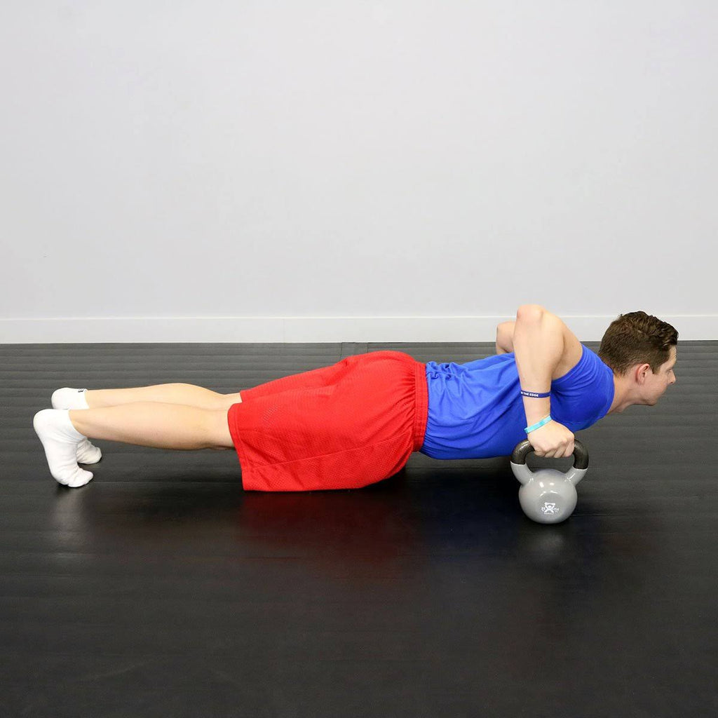 Vinyl Coated Kettlebell 25 lbs Silver V51374