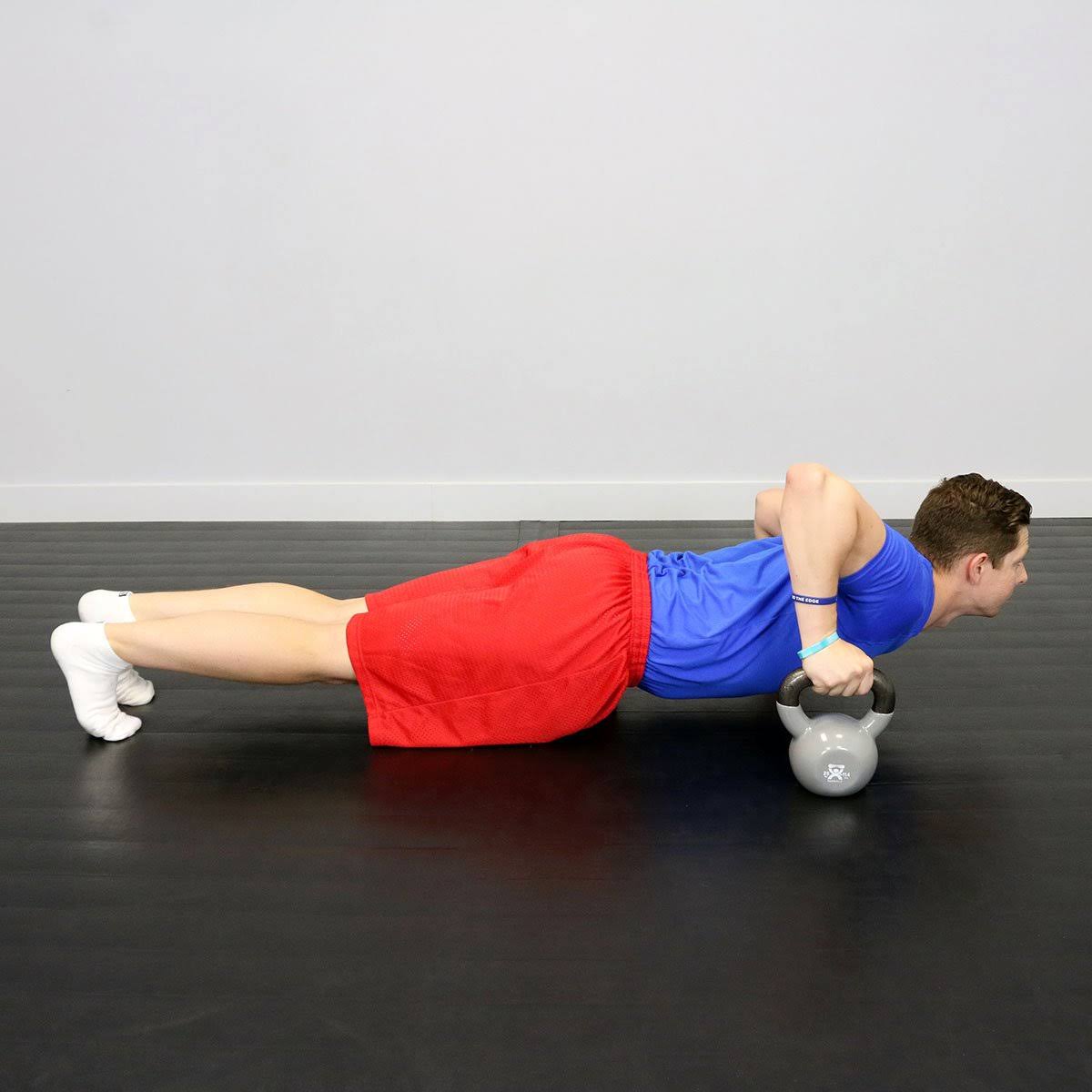 Vinyl Coated Kettlebell 25 lbs Silver V51374