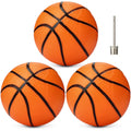 3 Packs 4.7 Inch Mini Inflatable Plastic Basketballs Toy N4520