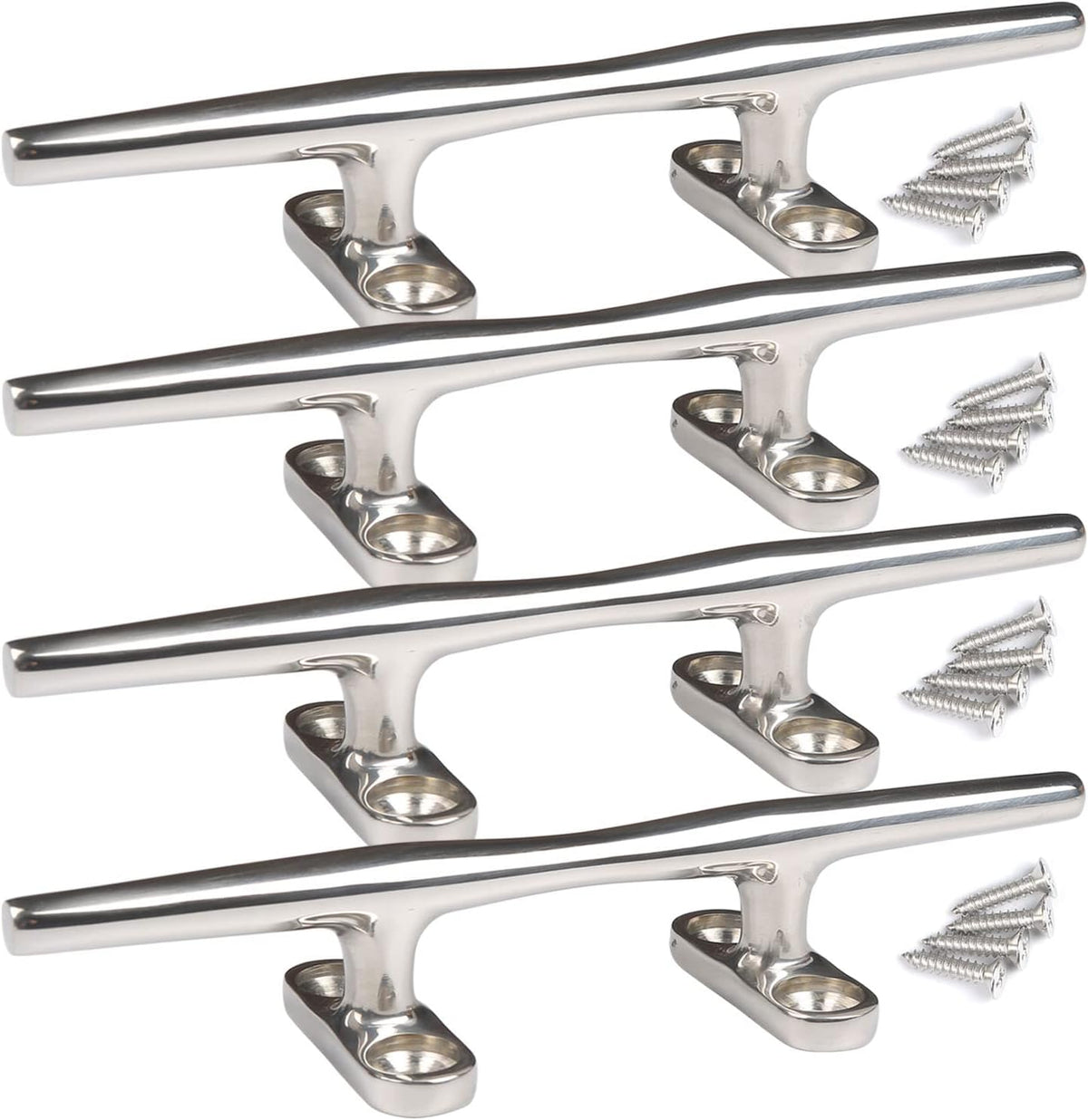 Stainless Steel Open Base Boat Dock Cleats 4PCS Z960