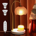 Candle Warmer Lamp with Timer & Dimmer, Electric for Large Jar Candles, 3 Wick Candle, with 2 Bulbs P110