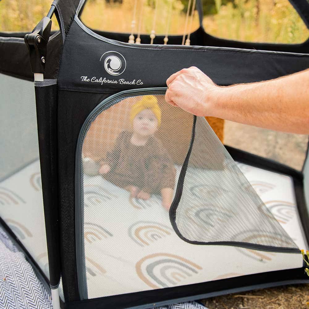 Pop-Up Kids Playpen Tent Midnight Black H62163