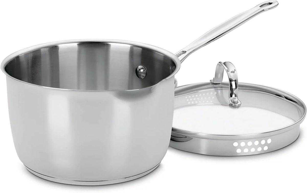 3-Quart Stainless Saucepan with Cover B663249