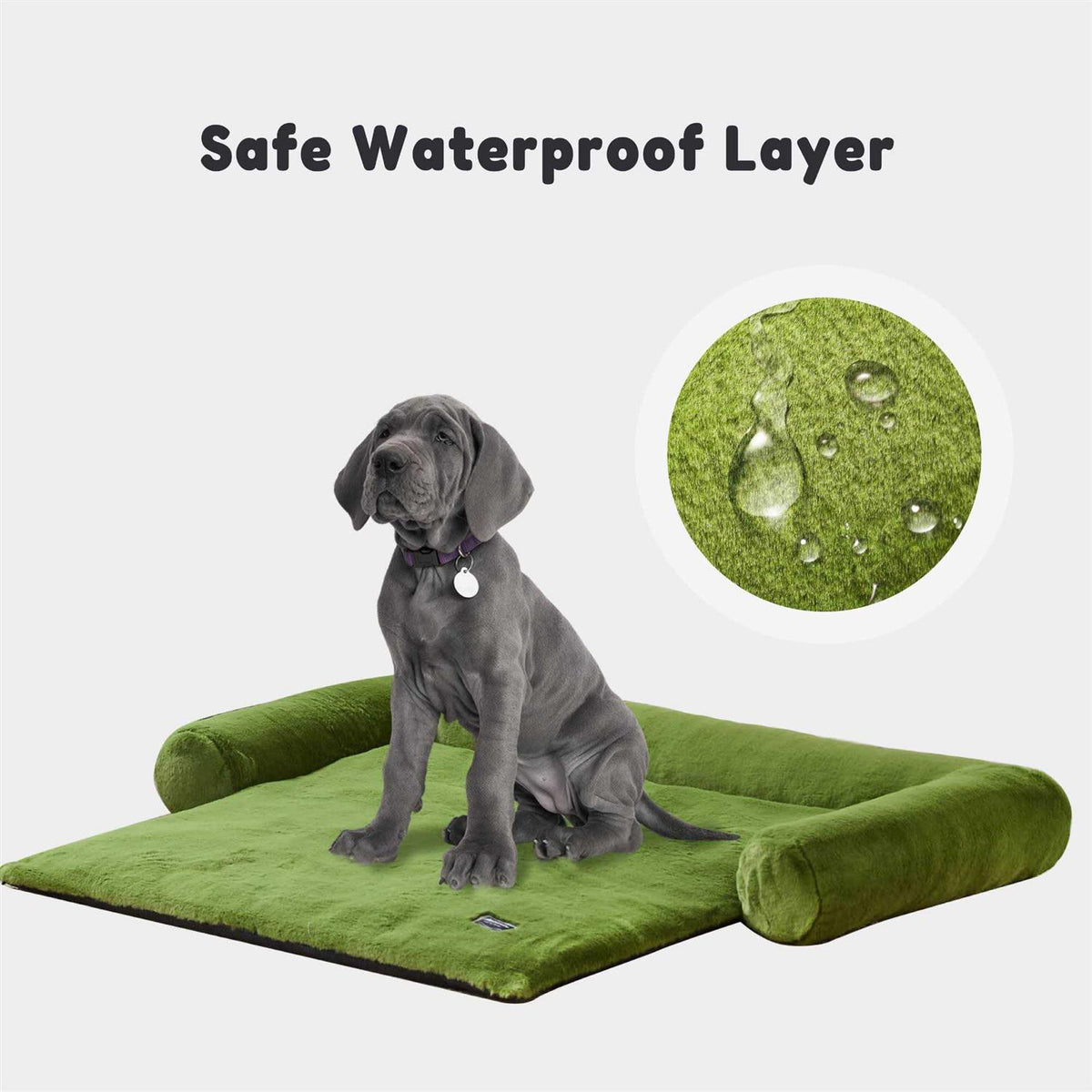 Faux Fur Dog Sofa Cover Bed S5147