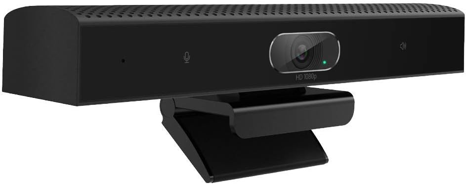 3-in-1 Full HD 1080P Conference Webcam with Microphone, Speakers, Privacy Cover V1692