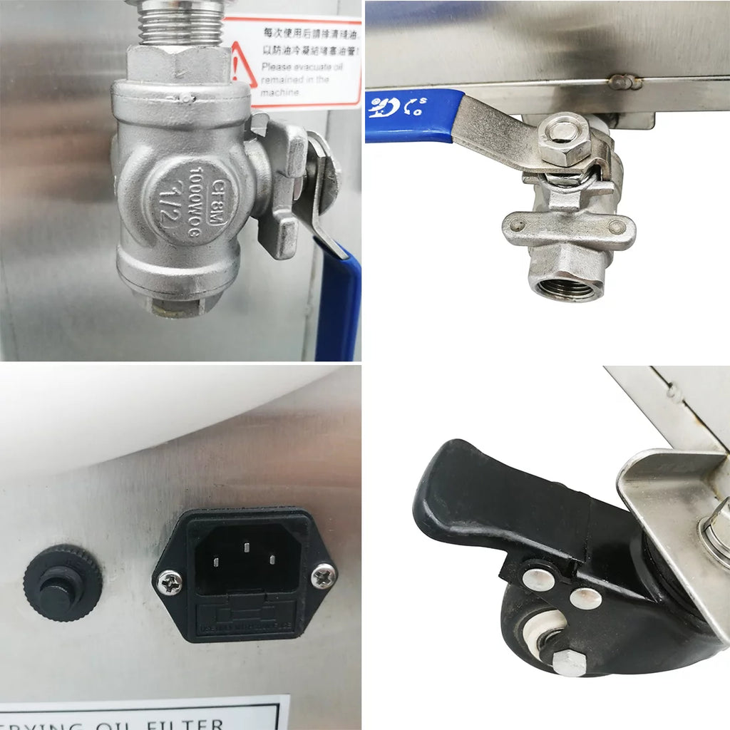 58L Stainless Steel Electric Fryer O886610