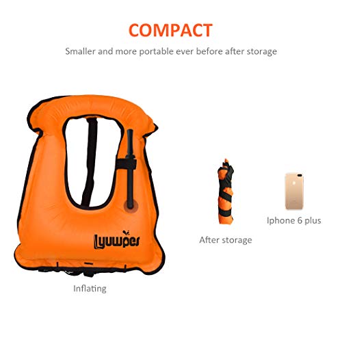 Inflatable Snorkel Vest Adult Snorkeling Jackets Y983342
